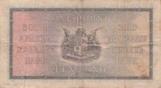 Südafrika p84e 1 Pound 1938